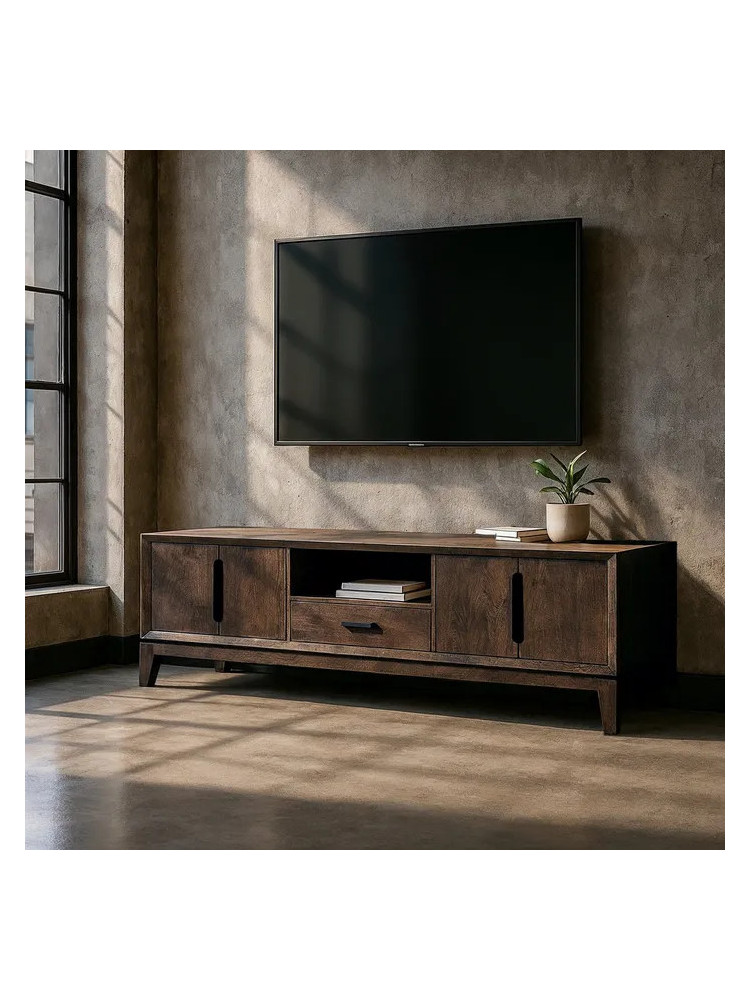 CARACAS 200x40 mueble TV mango
