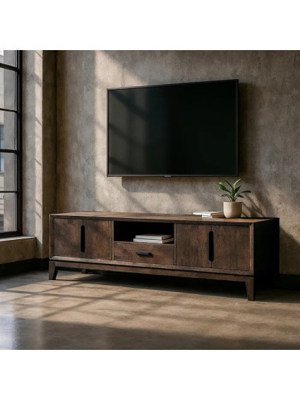 CARACAS 200x40 mueble TV mango