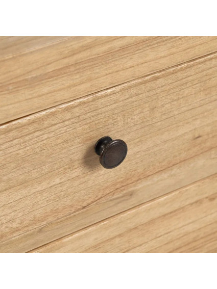 TEIDE 60x35 mesita grande natural 3 cajones balda