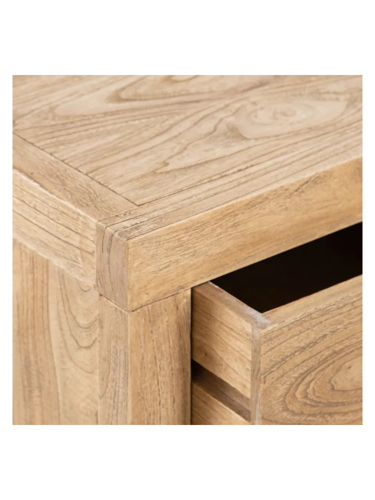 TEIDE 45x35 mesita 2 cajones natural