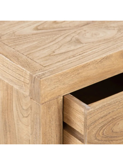 TEIDE 45x35 mesita 2 cajones natural