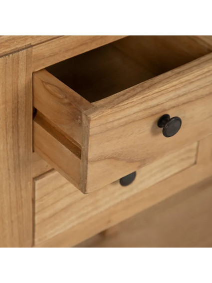 TEIDE 120x30 consola grande 9 cajones natural