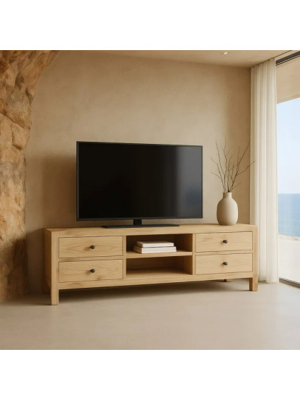 TEIDE 150x40 mueble TV natural