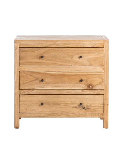 TEIDE 90x40 cómoda 3 cajones natural
