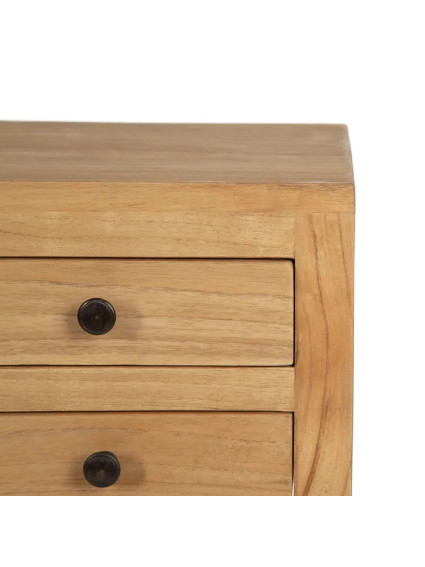 TEIDE 85x26 consola 6 cajones natural