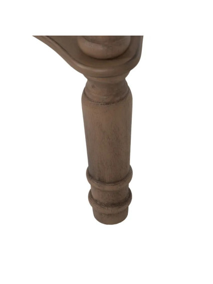 ANTIOQUIA redonda 40x40 mesa auxiliar marrón madera