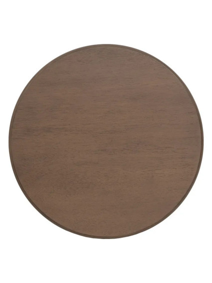 ANTIOQUIA redonda 40x40 mesa auxiliar marrón madera