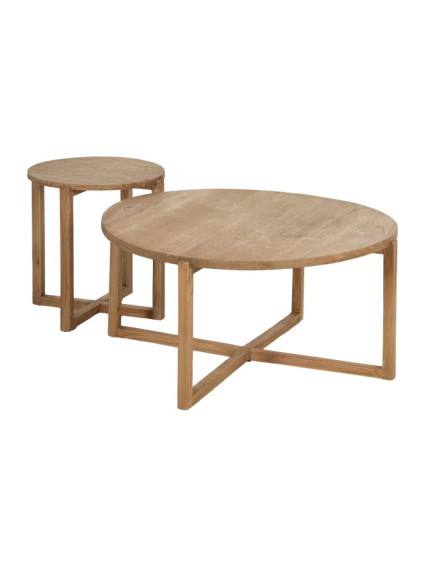 ACONCAGUA 80x80 mesa de centro natural