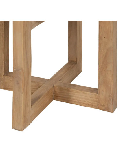 ACONCAGUA 40x40 mesa auxiliar balda natural