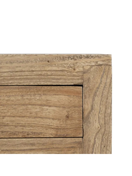 TEIDE 45x30 mesita balda 2 cajones natural