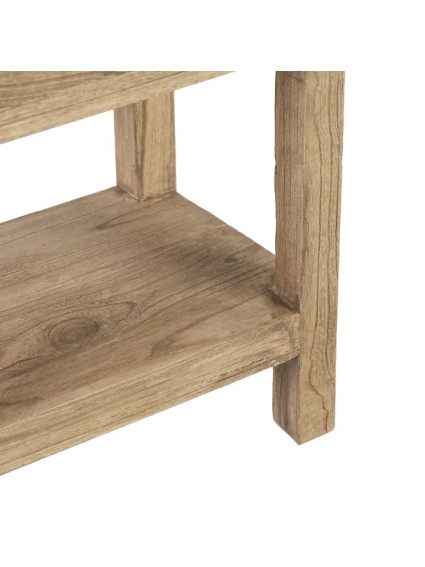 TEIDE 45x30 mesita balda 2 cajones natural