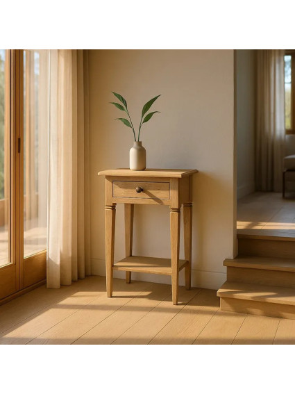 JUANA 50x32 mesita madera natural