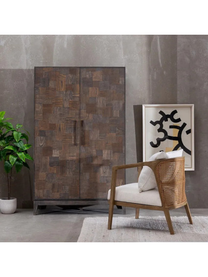 RETAZOS 110 X 45 armario marrón madera