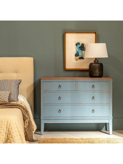 ALBA AZUL 115 X 45 cómoda azul madera