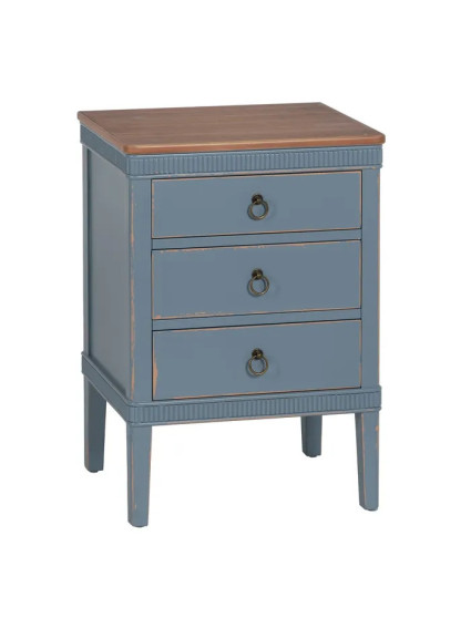 ALBA AZUL 50 X 38 mesita madera