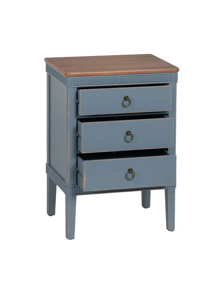 ALBA AZUL 50 X 38 mesita madera