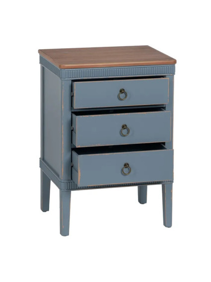 ALBA AZUL 50 X 38 mesita madera