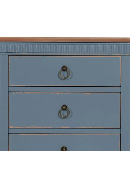 ALBA AZUL 50 X 38 mesita madera