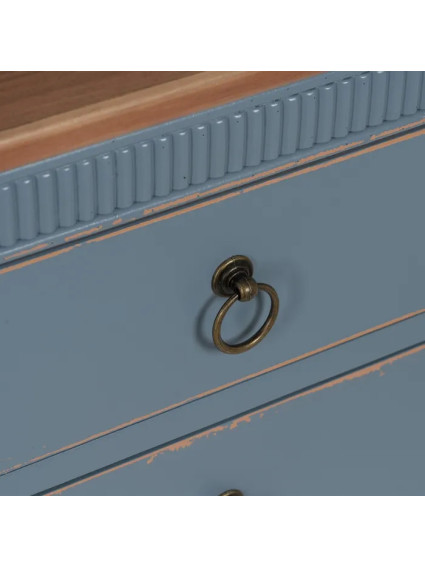 ALBA AZUL 50 X 38 mesita madera