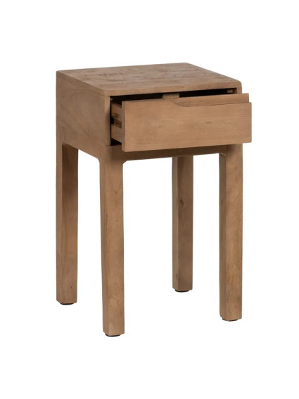 LOMA 40 X 40 mesita natural 1 cajón