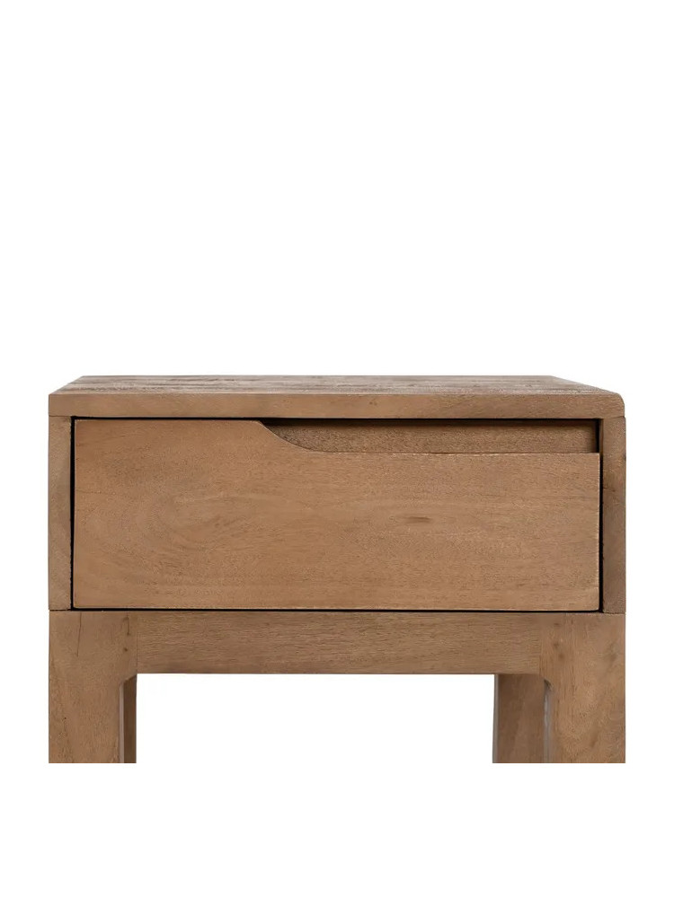 LOMA 40 X 40 mesita natural 1 cajón