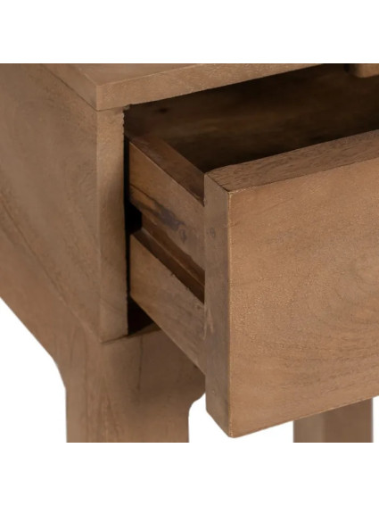 LOMA 40 X 40 mesita natural 1 cajón