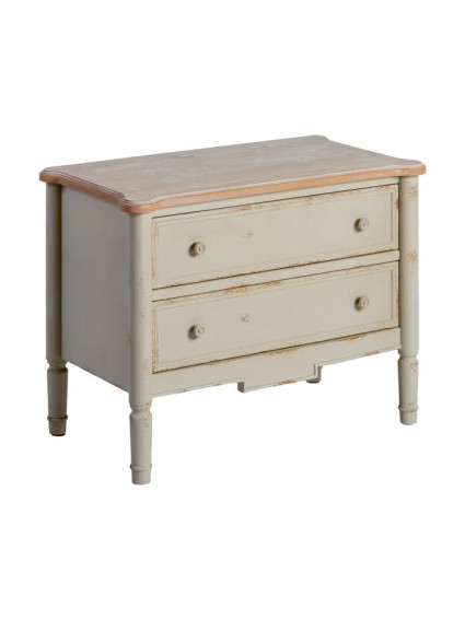 LIENZO 80 X 45 mueble auxiliar crema-madera