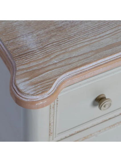 LIENZO 80 X 45 mueble auxiliar crema-madera