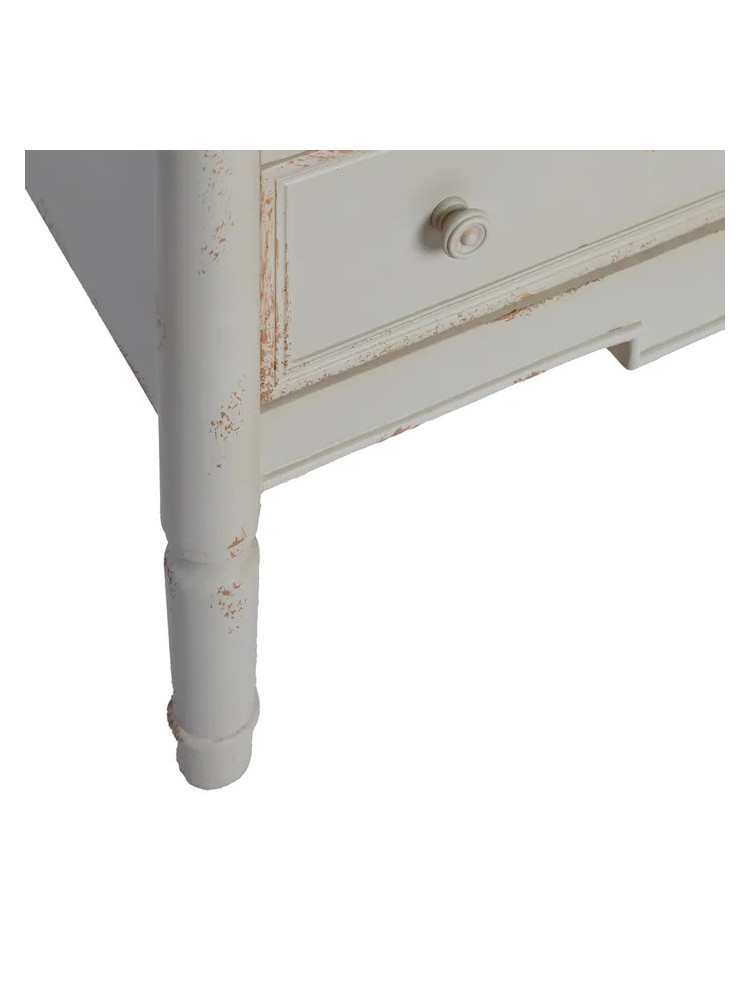 LIENZO 80 X 45 mueble auxiliar crema-madera