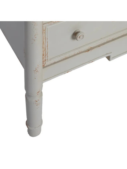 LIENZO 80 X 45 mueble auxiliar crema-madera