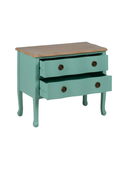 LIRIA TURQUESA 80 X 38 mesita madera