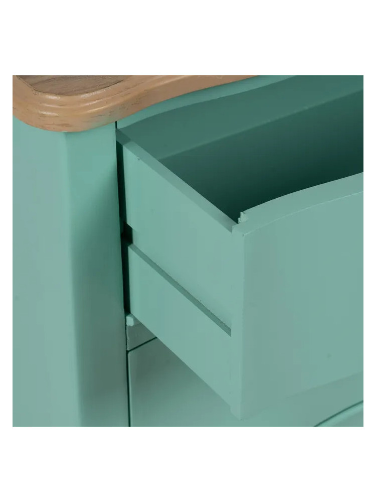 LIRIA TURQUESA 80 X 38 mesita madera