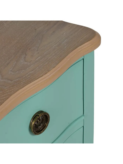 LIRIA TURQUESA 80 X 38 mesita madera