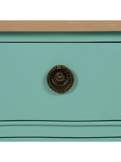 LIRIA TURQUESA 80 X 38 mesita madera