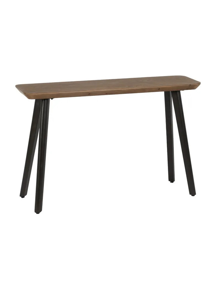 ÉPOCA 120 X 33 consola negro madera-metal