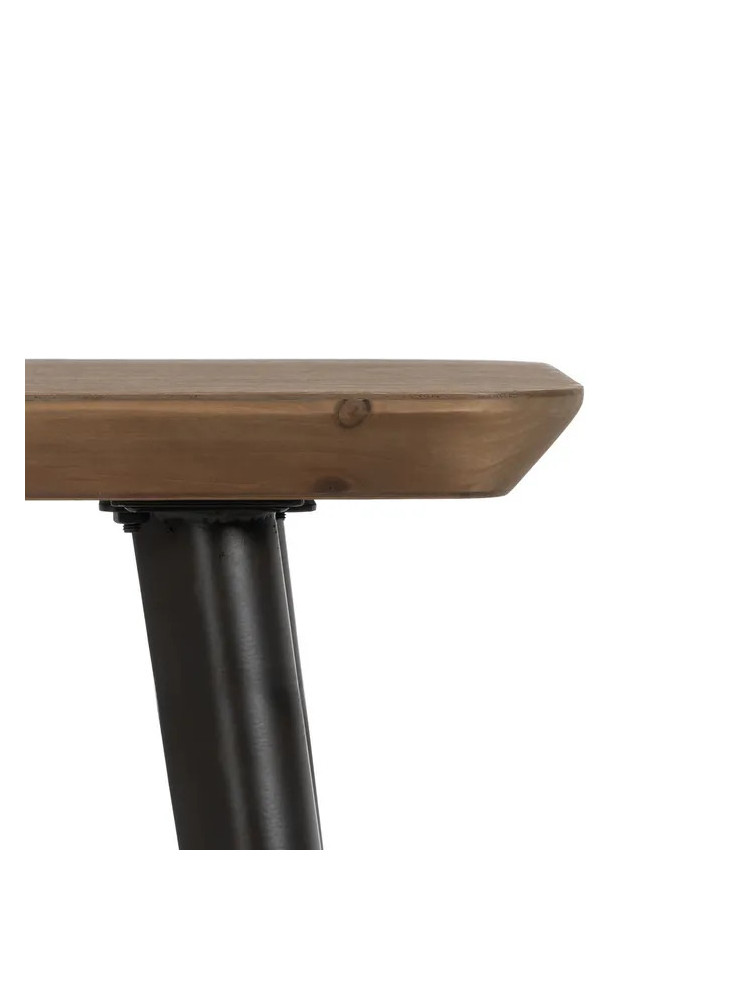 ÉPOCA 120 X 33 consola negro madera-metal