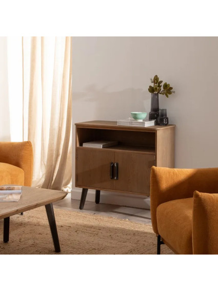 ÉPOCA 90 X 41 aparador natural-negro