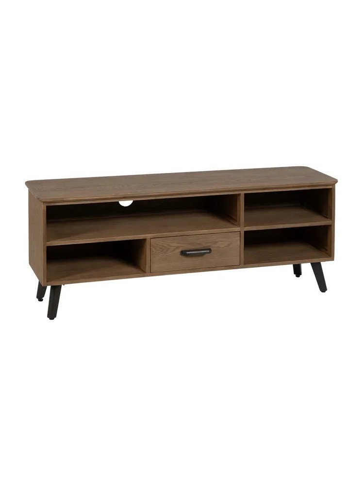 ÉPOCA 150 X 41 mueble TV negro madera-metal