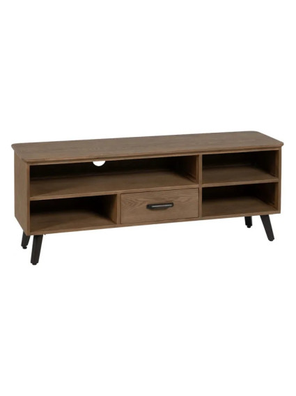 ÉPOCA 150 X 41 mueble TV negro madera-metal