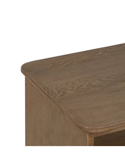 ÉPOCA 150 X 41 mueble TV negro madera-metal