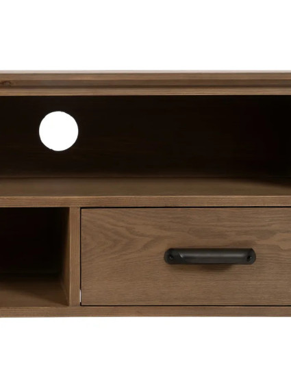 ÉPOCA 150 X 41 mueble TV negro madera-metal