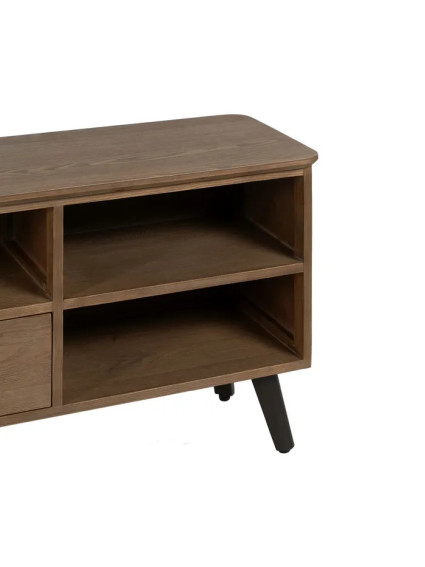 ÉPOCA 150 X 41 mueble TV negro madera-metal