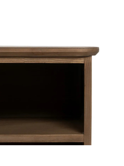ÉPOCA 150 X 41 mueble TV negro madera-metal