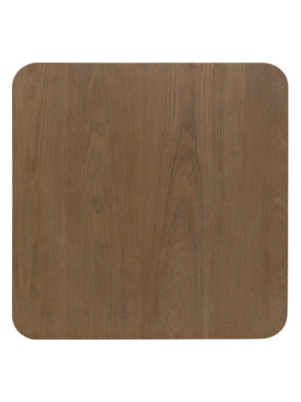 ÉPOCA  58 X 58 mesa auxiliar natural negro-madera