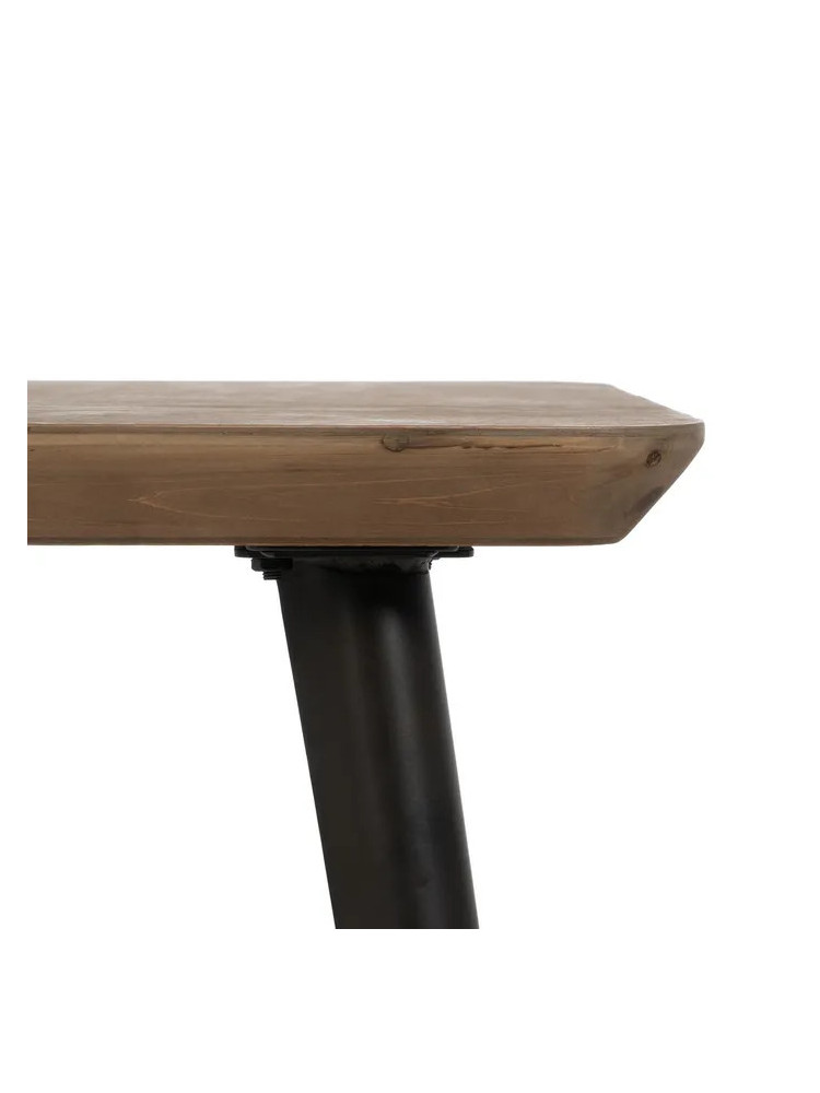 ÉPOCA 120 X 60 | Mesa de centro natural negro madera