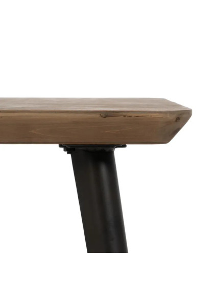 ÉPOCA 120 X 60 | Mesa de centro natural negro madera