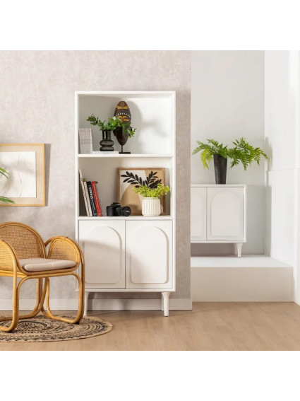 ARCO 80 X 40 librería blanco DM-madera