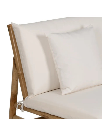 JUNCO 200 X 86 sofá 3 plazas natural bambú