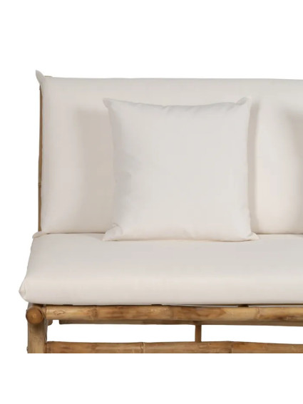 JUNCO 200 X 86 sofá 3 plazas natural bambú