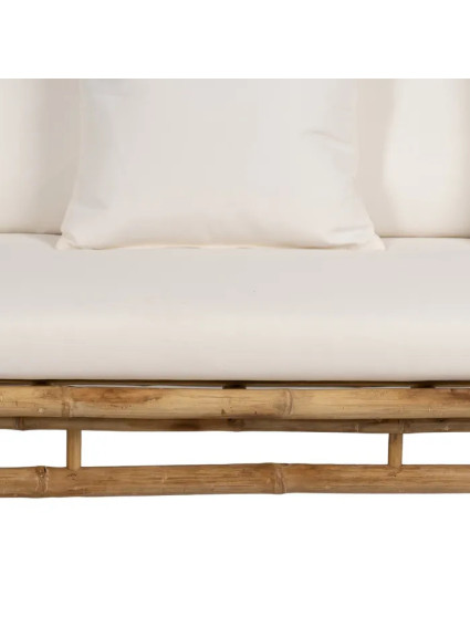 JUNCO 200 X 86 sofá 3 plazas natural bambú